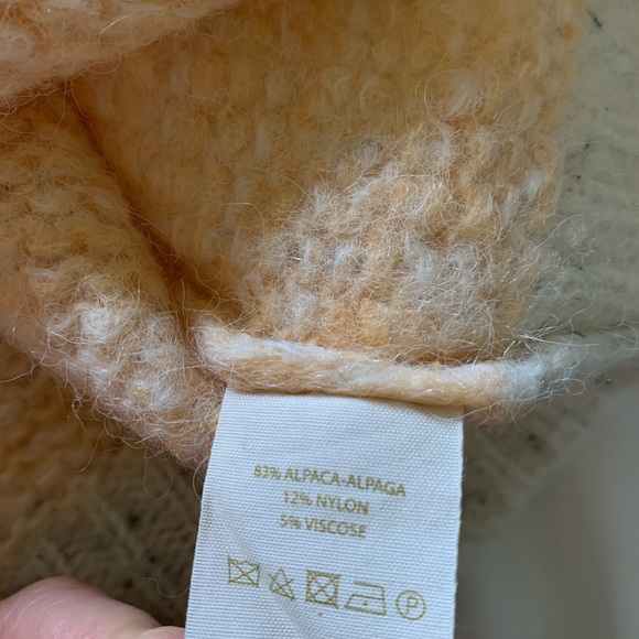 Free People Alpaca Orange Sweater - Picture 5 of 5